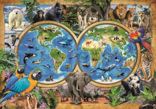 Clementoni Csodálatos állatok világa puzzle 300 darab