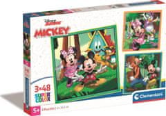 Clementoni Puzzle Miki és barátai 3x48 darab