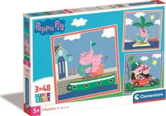 Clementoni Puzzle Pig Pepin 3x48 darab