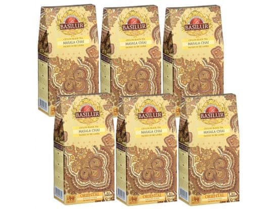 sarcia.eu BASILUR Masala Chai - Fekete, laza levelű Ceylon tea természetes fűszeraromával, 100 g
