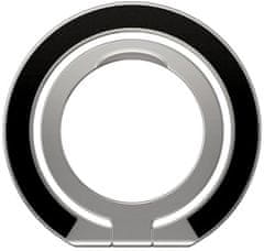 BASEUS Halo univerzális mágneses telefontartó fém gyűrűvel, ezüst SUCH000013