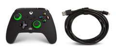 Power A Enhanced Wired, Xbox Series X|S, Xbox One, PC, Green Hint, Vezetékes kontroller