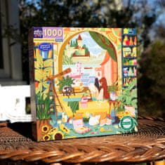 eeBoo Négyzet alakú puzzle Relaxáló könyvekkel 1000 db