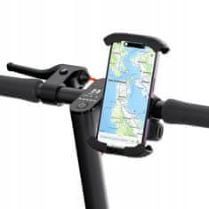 BASEUS QuickGo kerékpáros telefontartó, fekete (C40561500113-00)