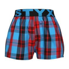 Styx 3PACK gyermek klasszikus boxeralsó sport gumi több színű (3BJ11123) - méret 12-14 éves