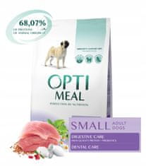 OptiMeal  száraz kutyatáp kistestű fajtáknak kacsával 4 kg