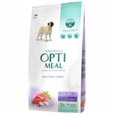 OptiMeal száraz kutyatáp kistestű fajtáknak kacsával 12 kg