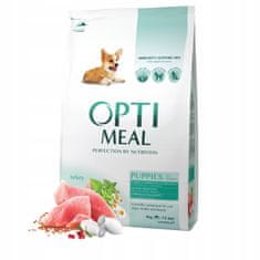 OptiMeal száraz kölyökkutyatáp minden fajtának pulykával 4 kg