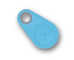 OEM Kulcstartó bluetooth funkcióval, iOS és Android kompatibilis lokátor, Bluetooth 4.0, 25 m-ig, kék