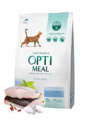 OptiMeal száraz macskatáp tőkehallal 4 kg