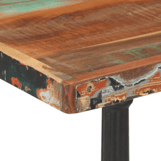 Vidaxl tömör újrahasznosított fa bisztróasztal 60 x 60 x 76 cm (321086)
