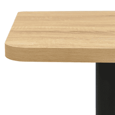 Vidaxl tölgyfa színű bisztróasztal 60 x 60 x 107 cm (321926)