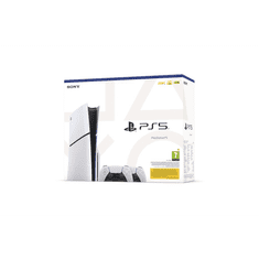 SONY PlayStation 5 konzol (modellcsoport – slim) 2db fehér DualSense kontrolleres kiszerelés (PS711000042064) (PS711000042064)