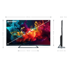 Sharp 75FQ5EG 75" 4K UHD Quantum Dot Google LED TV (75FQ5EG)