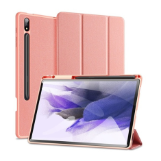 Dux Ducis Samsung Galaxy Tab S9 Plus 12.4 SM-X810 / X816B, mappa tok, Trifold, S Pen tartóval, Domo, rózsaszín (RS147071)