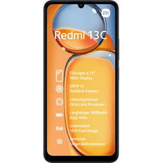 Xiaomi Redmi 13C 128GB 4RAM 5G EU black (MZB0FM7EU)