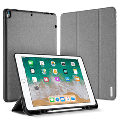 Apple iPad Pro 12.9 (2017), mappa tok, Smart Case, Apple Pencil tartóval, Domo, szürke (110750)