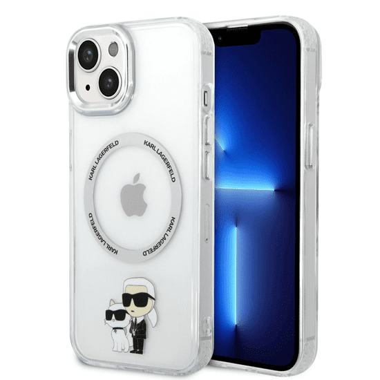 Karl Lagerfeld tok átlátszó KLHMP15SHNKCIT Apple Iphone 15 készülékhez (129452)
