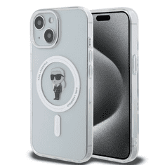 Karl Lagerfeld tok átlátszó KLHMP15SHFCKNOT Apple iPhone 15 készülékhez (129134)