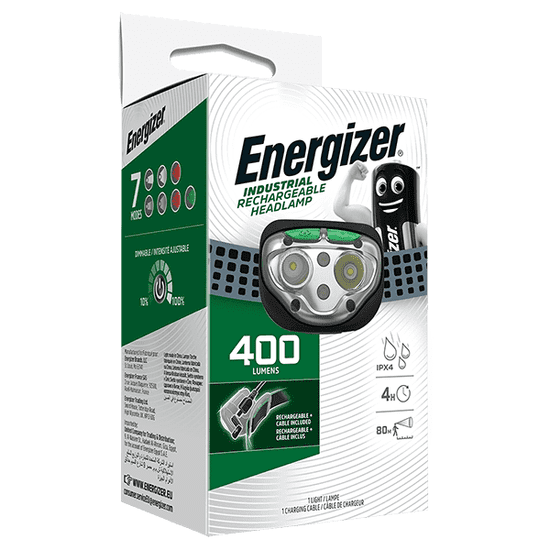 Energizer Fejlámpa Energizer Vision újratölthető ipari 400lm