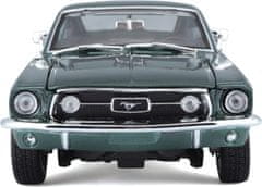 Maisto Metál zöld Ford Mustang Fastback 1967 modell 1:18