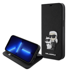 Karl Lagerfeld tok fekete KLBKP15XSANKCPK Apple Iphone 15 Pro Max készülékhez (129048)
