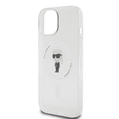 Karl Lagerfeld tok átlátszó KLHMP15SHFCKNOT Apple iPhone 15 készülékhez (129134)