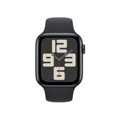 Apple Watch SE3 44mm fekete aluminimumtok,fekete sport szíj (APPLE-MRE93QH-A) (MRE93QH/A)