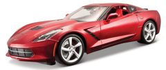 Maisto Metál piros Corvette Stingray 2014 modell 1:18