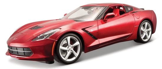 Maisto Metál piros Corvette Stingray 2014 modell 1:18
