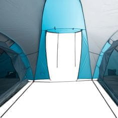 Vidaxl 6 személyes kék vízálló kupolás családi sátor 94344