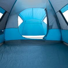 Vidaxl 6 személyes kék vízálló kupolás családi sátor 94354