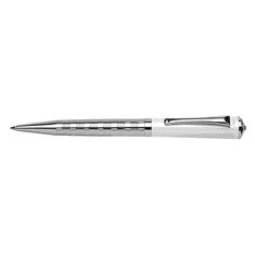ART CRYSTELLA Rialto golyóstoll fehér-ezüst, zafírkék SWAROVSKI kristállyal (TSWGF404) (TSWGF404)