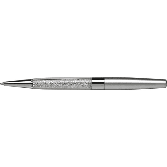 ART CRYSTELLA golyóstoll ezüst, alul fehér SWAROVSKI kristályokkal töltve (TSWGA350) (TSWGA350)