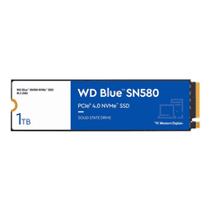 1TB WD Blue SN580 M.2 NVMe SSD meghajtó (WDS100T3B0E) (WDS100T3B0E)