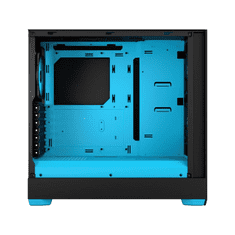 Fractal Design Pop Air táp nélküli ablakos ház RGB Cyan Core - fekete-kék (FD-C-POR1A-02) (FD-C-POR1A-02)