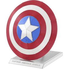 Metal Earth Marvel Avangers Amerika Kapitány pajzs 3D lézervágott fémmodell építőkészlet 502641 (502641)