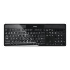Logitech Wireless Solar Keyboard K750 billentyűzet Vezeték nélküli RF QWERTY Angol Fekete (920-002929)