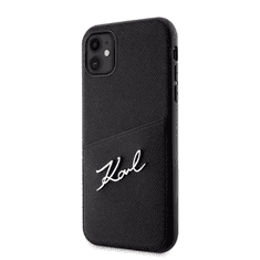 Karl Lagerfeld tok fekete KLHCN61SAPKSK Apple Iphone 11 készülékhez (128363)