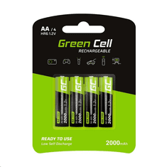 Green Cell 2000 mAh AA akkumulátor (4db/csomag) (GR02) (GR02)