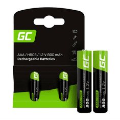 Green Cell 800 mAh AAA akkumulátor (2db/csomag) (GR08) (GR08)