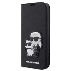 Karl Lagerfeld Guess tok fekete Apple Iphone 14 Pro készülékhez KLBKP14LSANKCPK (127869)