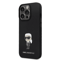 Karl Lagerfeld tok fekete KLHCP15LSMHKNPK Apple Iphone 15 Pro készülékhez (129448)