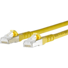 Metz Connect RJ45 Hálózati csatlakozókábel, CAT 6A S/FTP [1x RJ45 dugó - 1x RJ45 dugó] 1 m, sárga BTR Netcom (1308451077-E)
