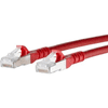 Metz Connect RJ45 Hálózati csatlakozókábel, CAT 6A S/FTP [1x RJ45 dugó - 1x RJ45 dugó] 1 m, piros BTR Netcom (1308451066-E)