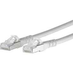 Metz Connect RJ45 Hálózati csatlakozókábel, CAT 6A S/FTP [1x RJ45 dugó - 1x RJ45 dugó] 1 m, fehér BTR Netcom (1308451088-E)