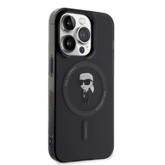 Karl Lagerfeld tok fekete KLHMP15LHFCKNOK Apple Iphone 15 Pro készülékhez (128806)