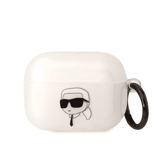 Karl Lagerfeld tok fehér (KLAPHNIKTCT) Airpods Pro készülékhez (127401)