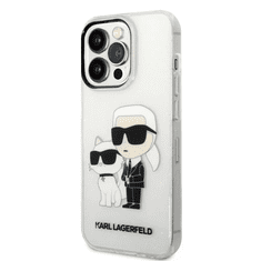 Karl Lagerfeld tok átlátszó (KLHCP14LHNKCTGT) Iphone 14 Pro készülékhez (127408)