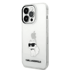 Karl Lagerfeld tok átlátszó (KLHCP14LHNCHTCT) Iphone 14 Pro készülékhez (127416)